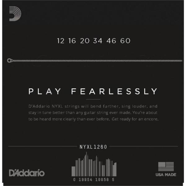 Струни для електрогітари D'Addario NYXL1260 Extra Heavy 12/60