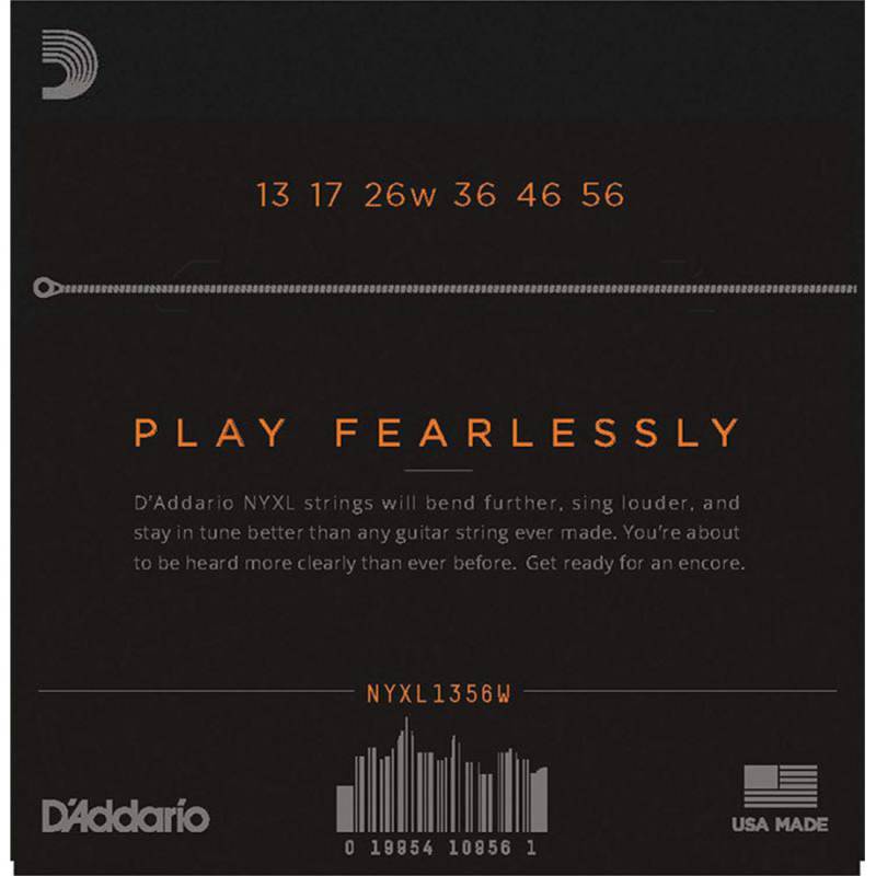 Струни для електрогітари D'Addario NYXL1356W Nickel Wound 3rd Medium 13/56