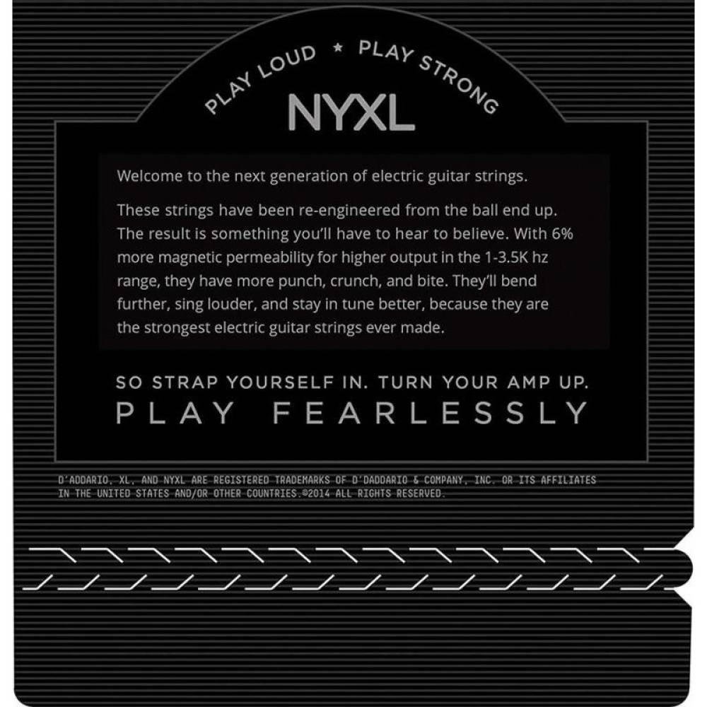 Струни для електрогітари D'Addario NYXL1356W Nickel Wound 3rd Medium 13/56