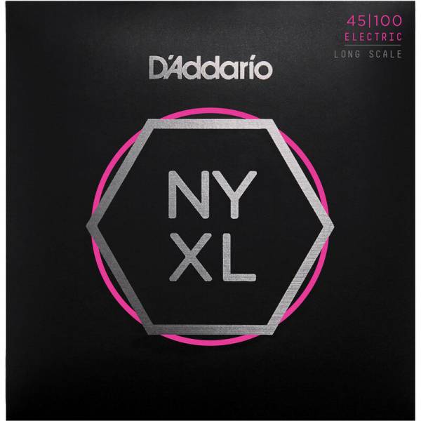 Струни для бас-гітари D'Addario NYXL45100 Long Scale Regular Light 45/100