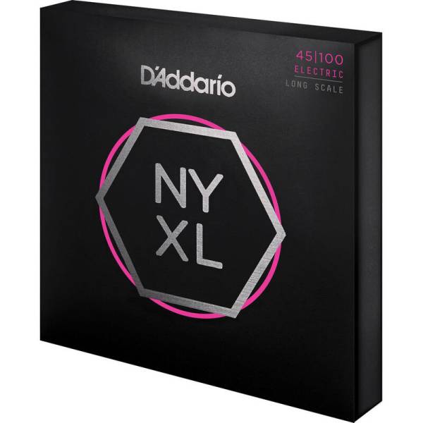 Струни для бас-гітари D'Addario NYXL45100 Long Scale Regular Light 45/100