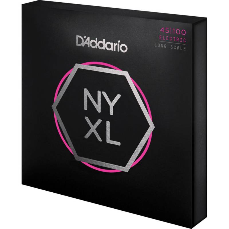 Струни для бас-гітари D'Addario NYXL45100 Long Scale Regular Light 45/100