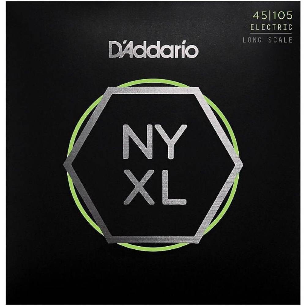 Струни для бас-гітари D'Addario NYXL45105 Long Scale Light Top Medium Bottom 45/105