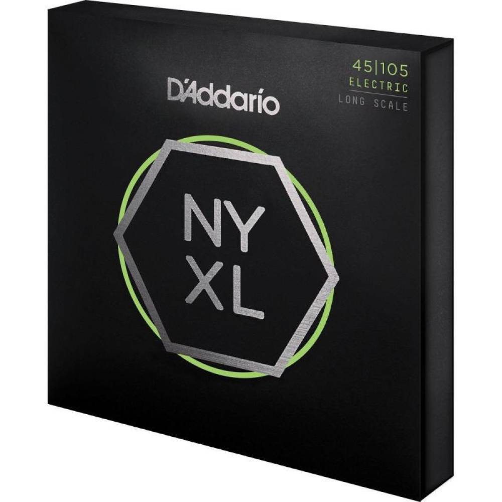 Струни для бас-гітари D'Addario NYXL45105 Long Scale Light Top Medium Bottom 45/105