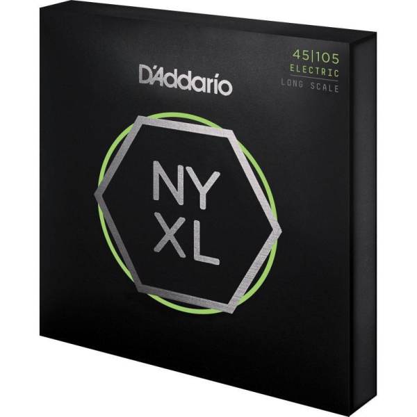 Струни для бас-гітари D'Addario NYXL45105 Long Scale Light Top Medium Bottom 45/105