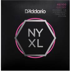 Струны для бас-гитары D'Addario NYXLS45100 Double Ball End Steinberger Regular Light Long Scale 45/100