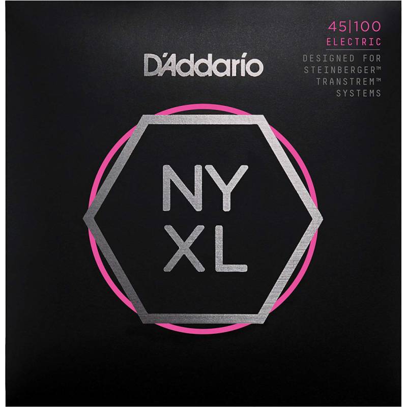 Струны для бас-гитары D'Addario NYXLS45100 Double Ball End Steinberger Regular Light Long Scale 45/100