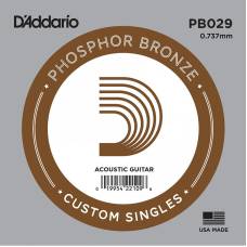 Струна D'Addario PB029 Phosphor Bronze .029