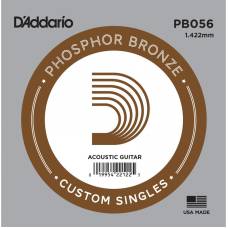 Струна D'Addario PB056 Phosphor Bronze .056