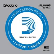 Струна D'Addario PL0095 Plain Steel .0095