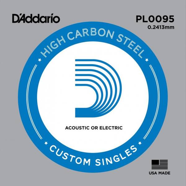 Струна D'Addario PL0095 Plain Steel .0095
