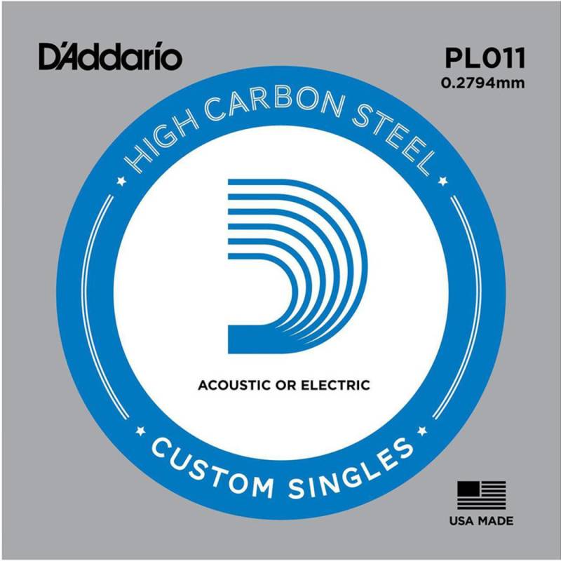 Струна D'Addario PL011 Plain Steel .011