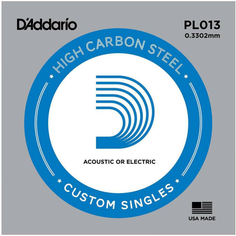 Струна D'Addario PL013 Plain Steel .013