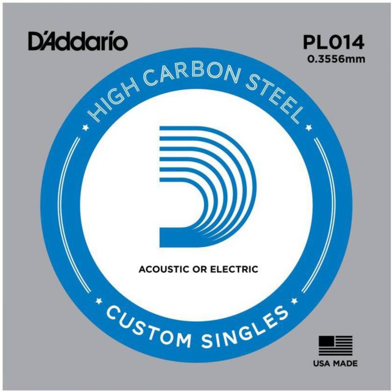 Струна D'Addario PL014 Plain Steel .014