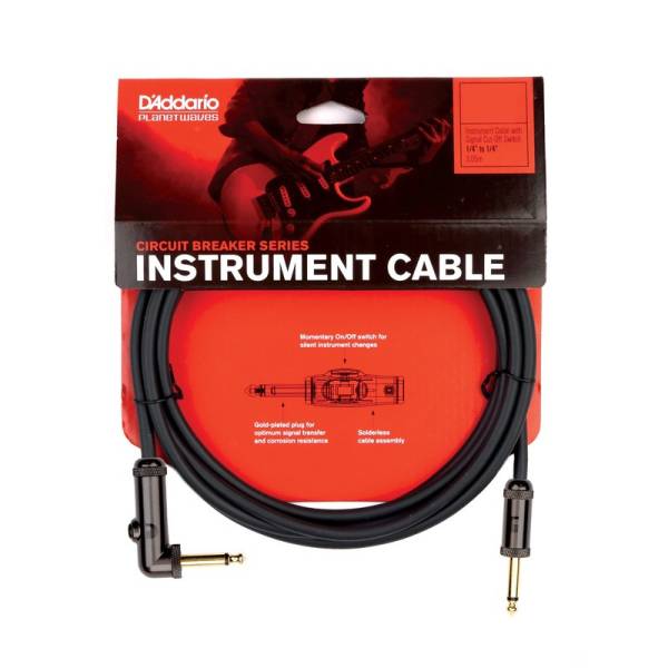 Інструментальний кабель D'Addario PW-AGRA-10 Circuit Breaker Instrument Cable 3.05m (10ft)