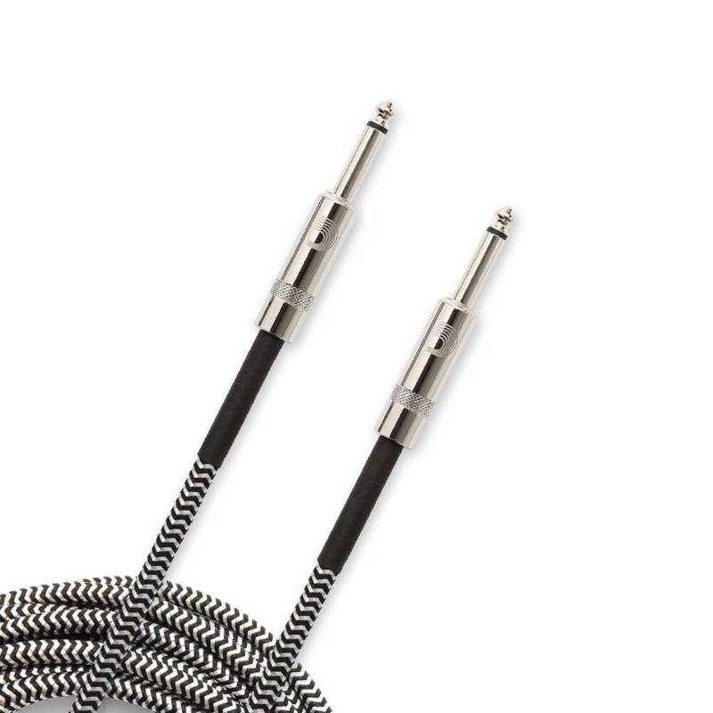 Кабель инструментальный D'ADDARIO PW-BG-10BG Custom Series Braided Instrument Cable - Grey (3m)
