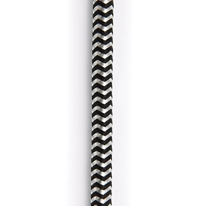Кабель инструментальный D'ADDARIO PW-BG-10BG Custom Series Braided Instrument Cable - Grey (3m)