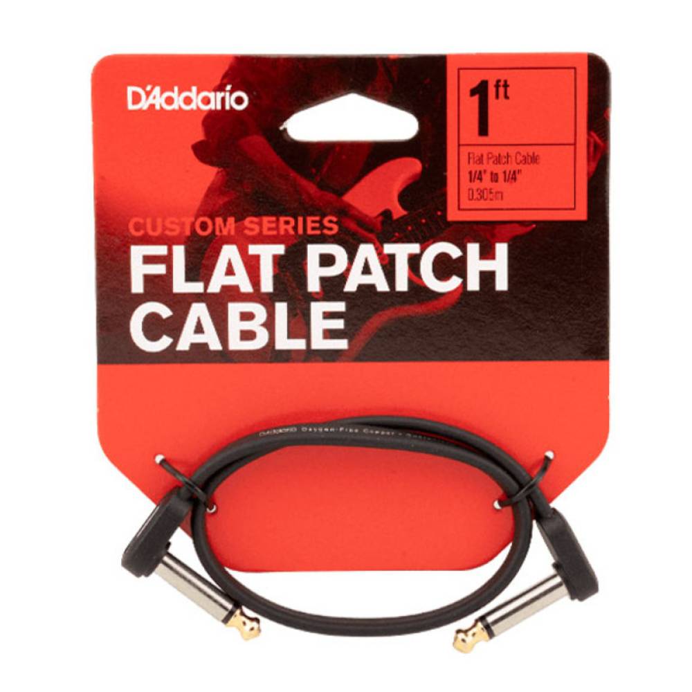 Кабель инструментальный D'ADDARIO PW-FPRR-01 Custom Series Flat Patch Cable (30cm) Кабель инструментальный D'ADDARIO PW-FPRR-01 Custom Series Flat Patch Cable (30cm)