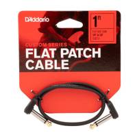Інструментальний кабель D'ADDARIO PW-FPRR-01 Custom Series Flat Patch Cable (30cm)