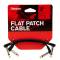 Інструментальний кабель D'ADDARIO PW-FPRR-204 Custom Series Flat Patch Cables (10cm)