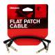 Інструментальний кабель D'ADDARIO PW-FPRR-204 Custom Series Flat Patch Cables (10cm)
