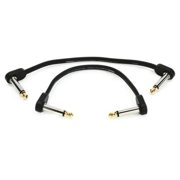 Кабель инструментальный D'ADDARIO PW-FPRR-206 Custom Series Flat Patch Cables (15cm)