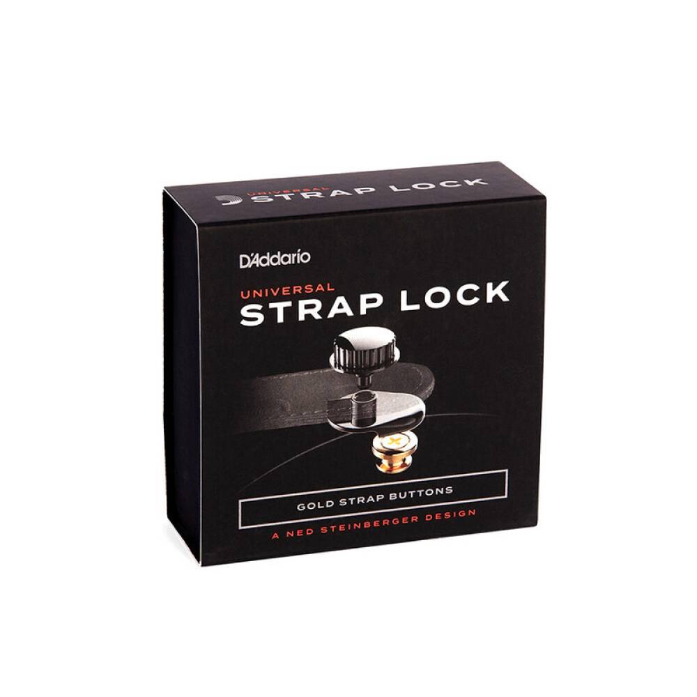 Стреплоки для ременя D'ADDARIO PW-SLS-03 Universal Strap Lock System (Gold) Стреплоки для ременя D'ADDARIO PW-SLS-03 Universal Strap Lock System (Gold)