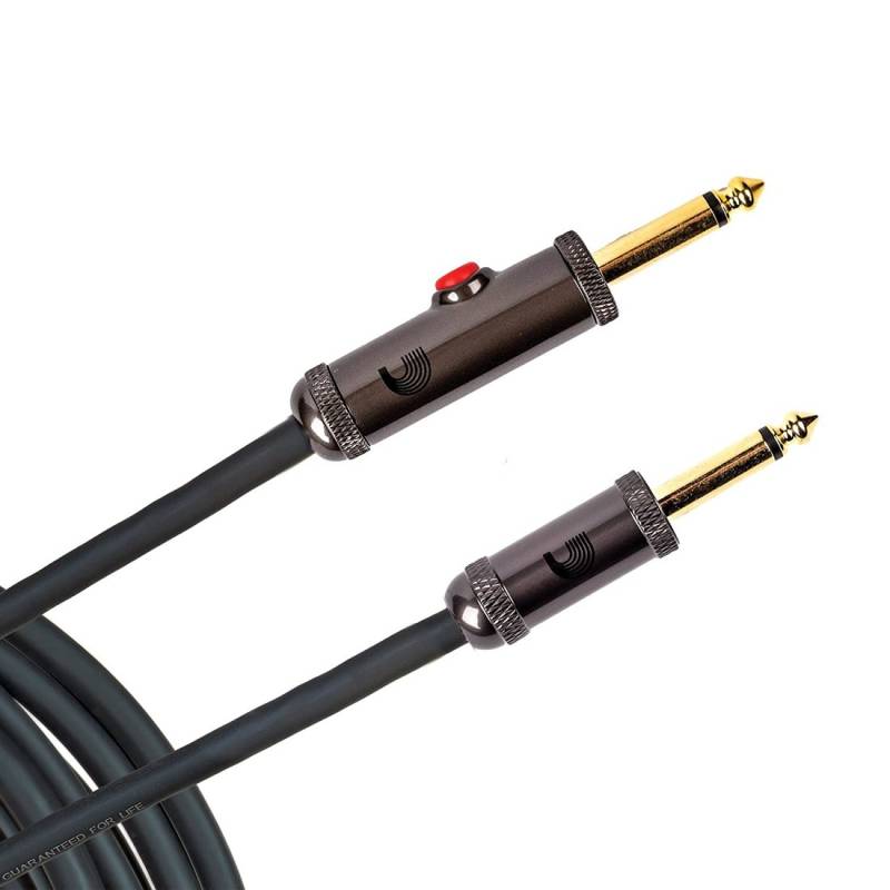 Кабель инструментальный D'Addario PW-AGL-15 Circuit Breaker Instrument Cable 4.5m (15ft)