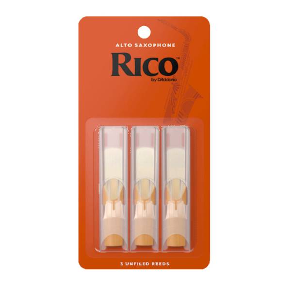 Тростини для саксофона альт D'Addario Rico RJA0320 - Alto Sax #2.0 - 3-Pack (3 шт.)