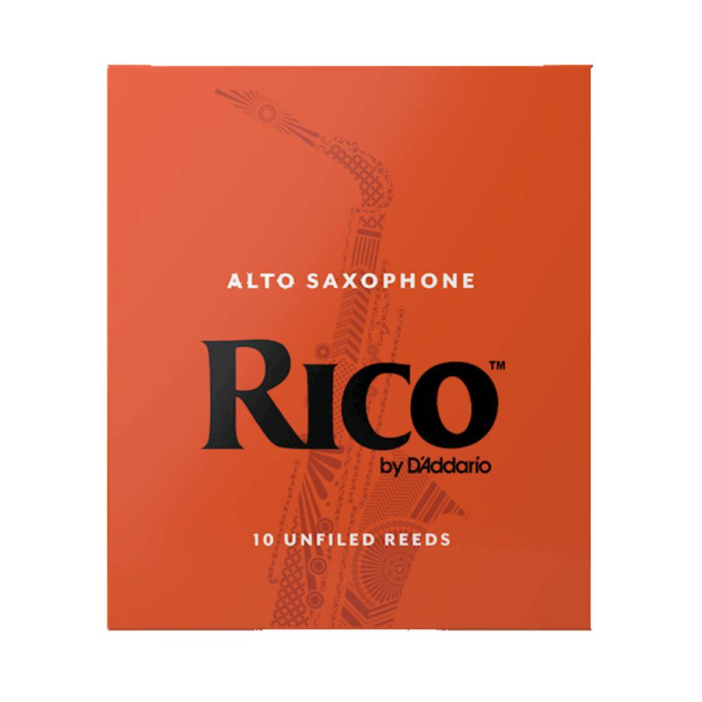Тростини для саксофона альт D'Addario Rico RJA1025 - Alto Sax #2.5 - 10-Pack (10 шт.)