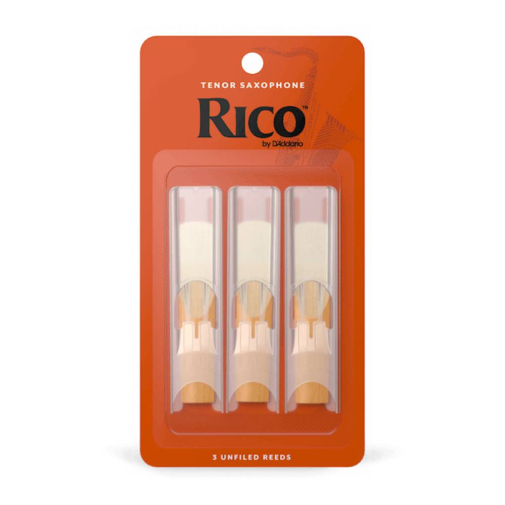 Трости для саксофона тенор D'Addario Rico RKA0320 - Tenor Sax #2.0 - 3-Pack (3 шт.)