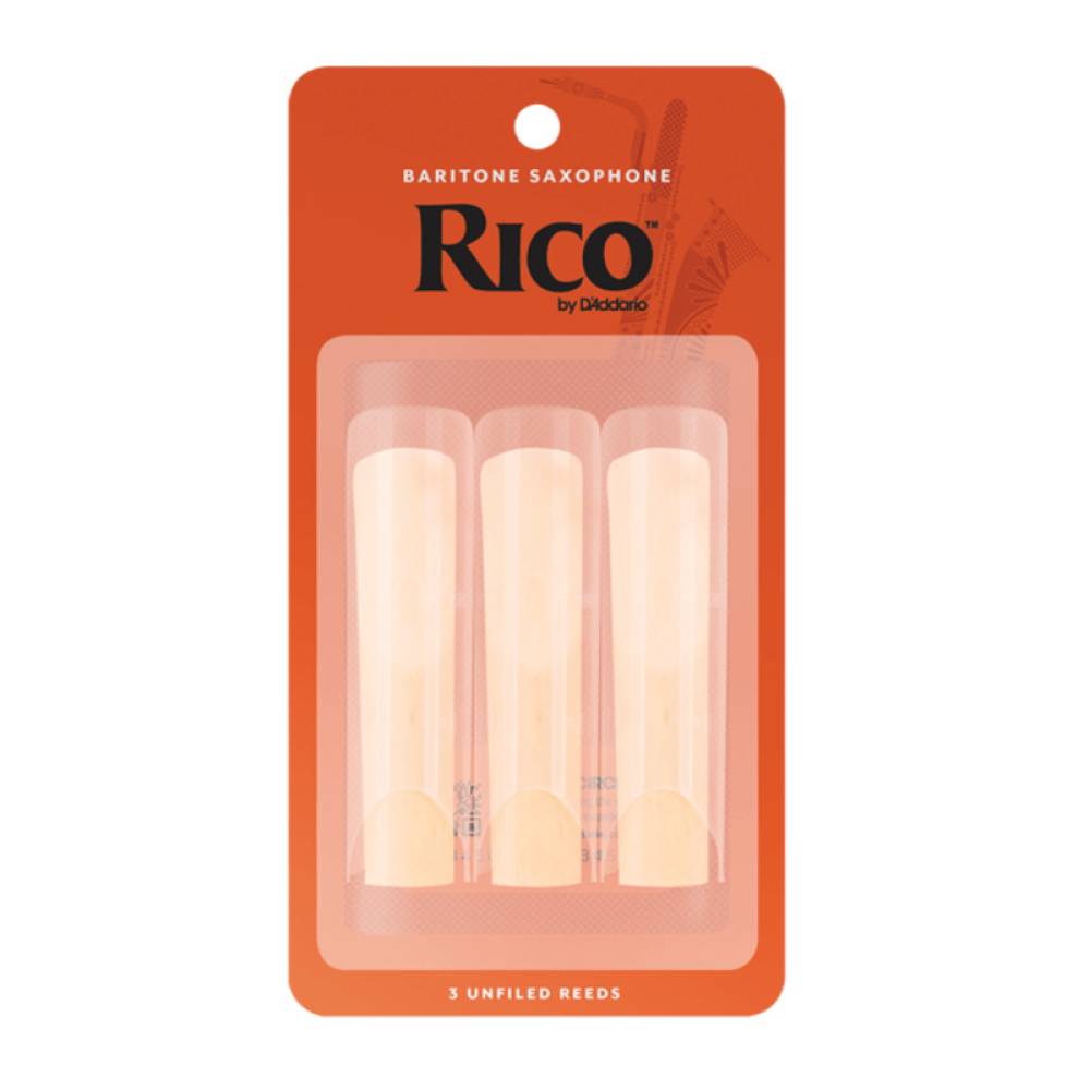 Трости для саксофона баритон D'Addario Rico RLA0325 - Baritone Sax #2.5 - 3-Pack (3 шт.)