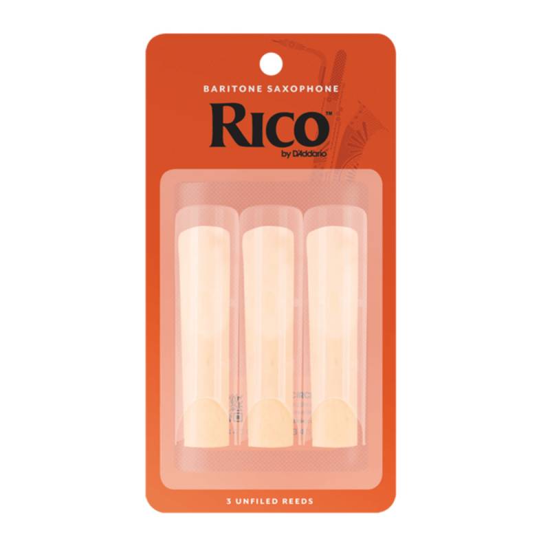 Тростини для саксофона баритон D'Addario Rico RLA0325 - Baritone Sax #2.5 - 3-Pack (3 шт.)