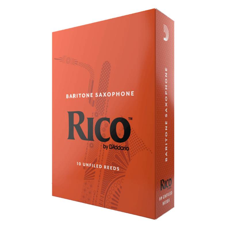 Тростини для саксофона баритон D'Addario Rico RLA1025 - Baritone Sax #2.5 - 10-Pack (10 шт.)