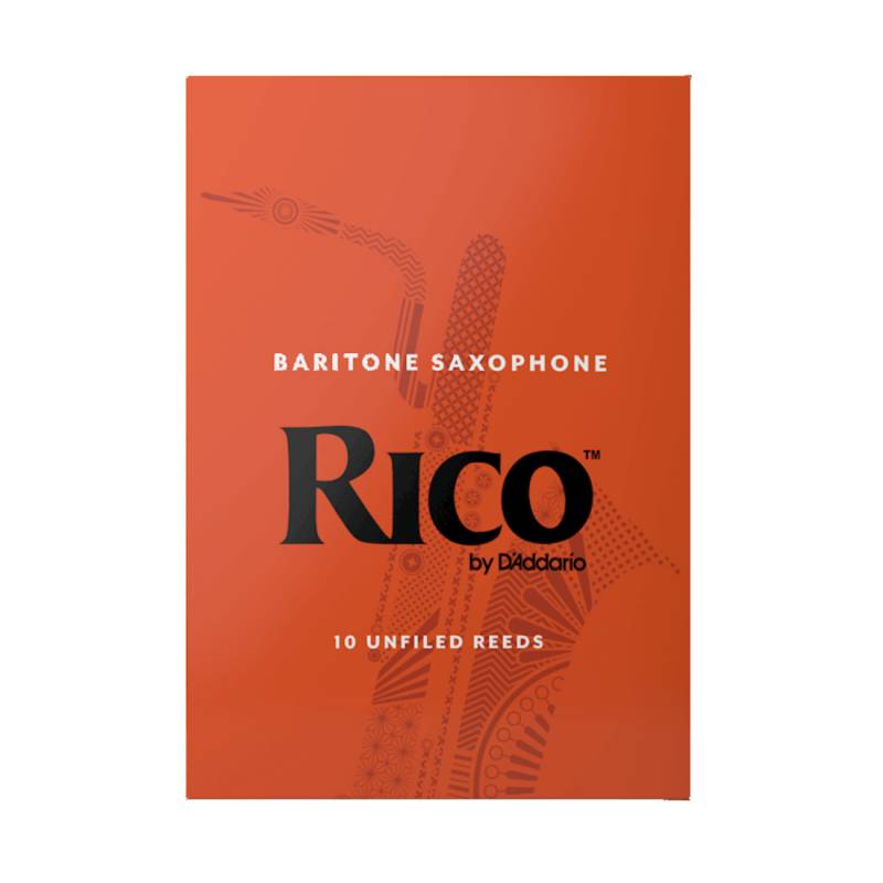 Тростини для саксофона баритон D'Addario Rico RLA1025 - Baritone Sax #2.5 - 10-Pack (10 шт.)