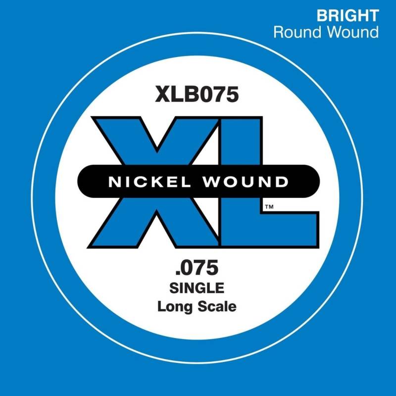 Струна D'Addario XLB075 XL Nickel Round Wound Long Scale .075