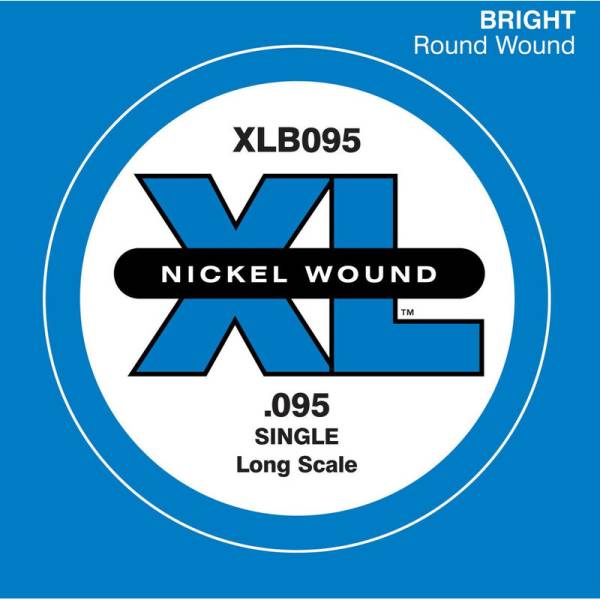 Струна D'Addario XLB095 XL Nickel Round Wound Long Scale .095