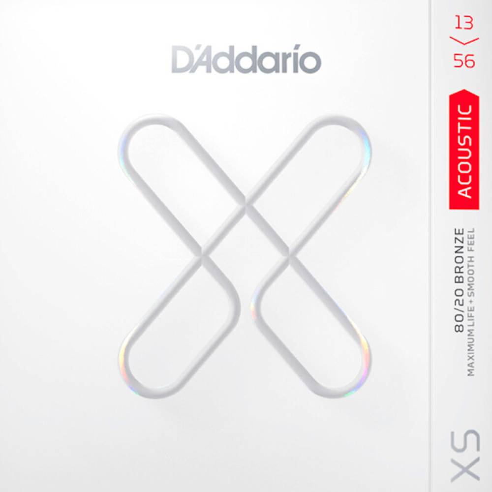 Струны для акустической гитары D'Addario XSABR1356 80/20 Bronze Medium 13/56