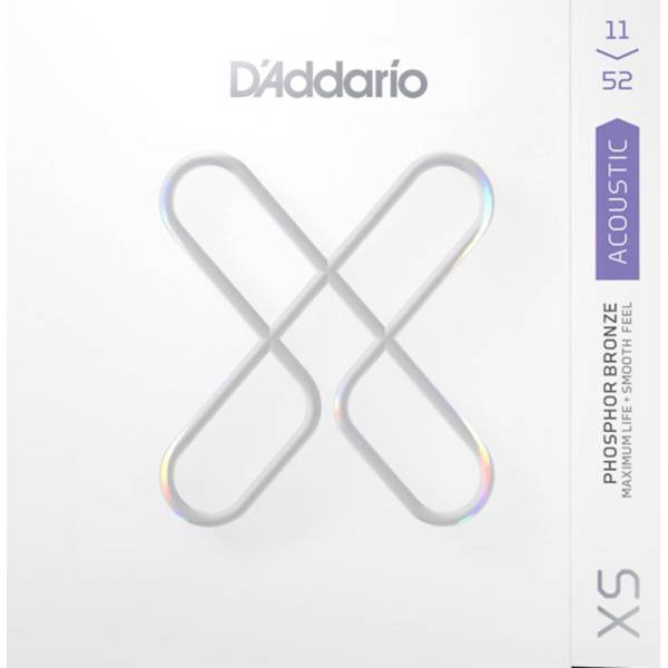 Струни для акустичної гітари D'Addario XSAPB1152 Phosphor Bronze Custom Light 11/52