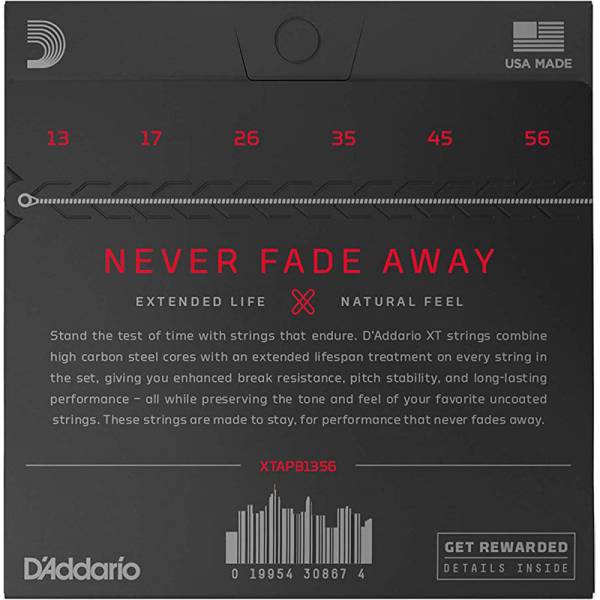 Струны для акустической гитары D'Addario XTAPB1356 XT Phosphor Bronze Medium 13/56