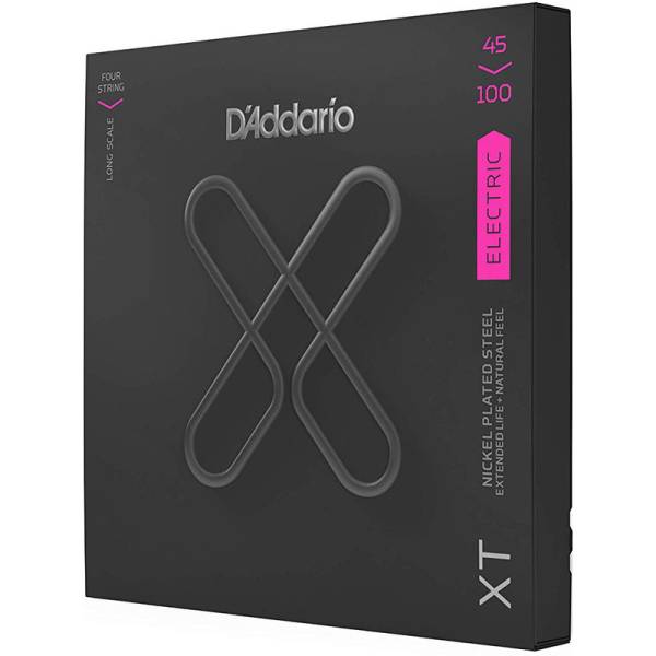 Струни для бас-гітари D'Addario XTB45100 XT Bass Regular Light 45/100
