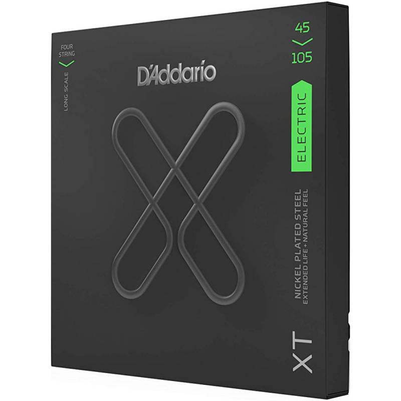 Струны для бас-гитары D'Addario XTB45105 XT Bass Light Top/Medium Bottom 45/105
