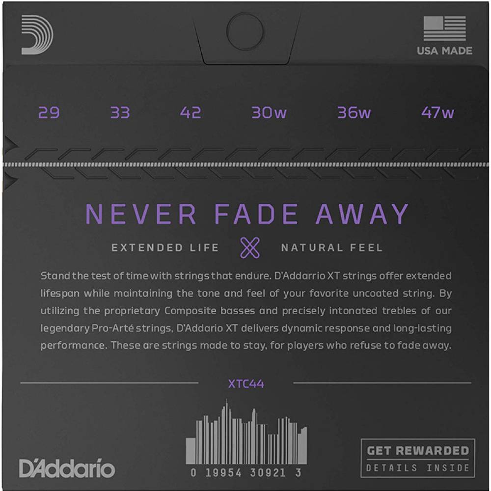 Струны для классической гитары D'Addario XTC44 XT Extra Hard Tension
