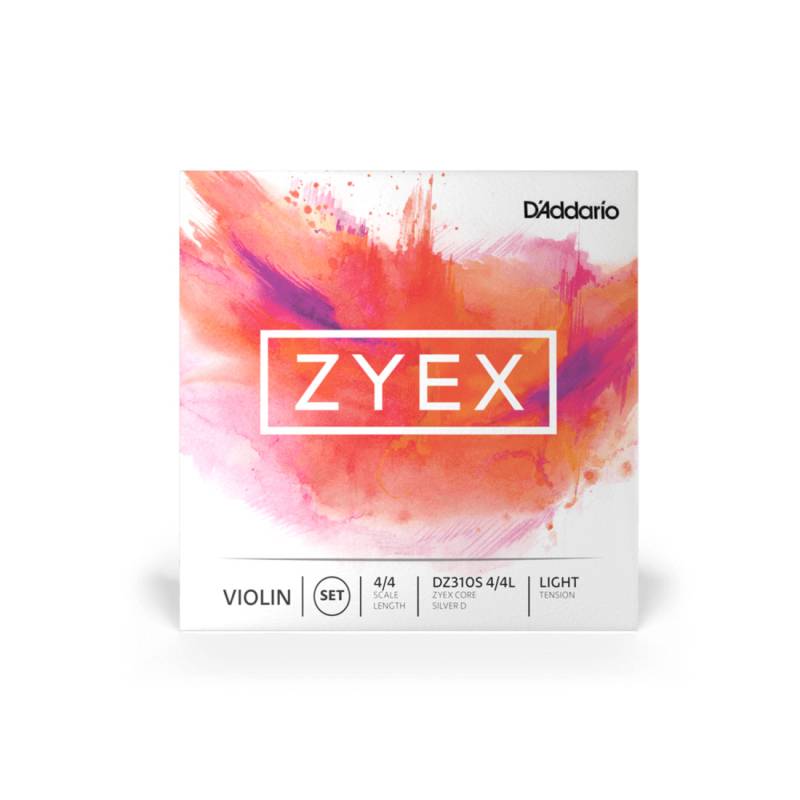 Струни для скрипки D'Addario ZYEX VIOLIN STRING SET 4/4 MEDIUM TENSION (Silver D)