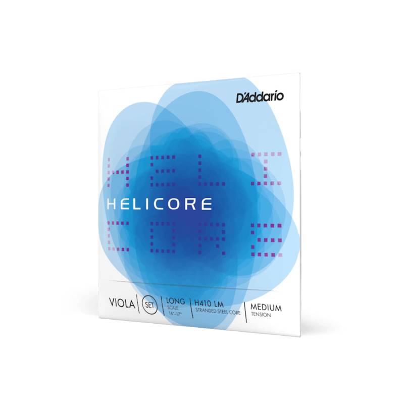 Струни для альта D'Addario HELICORE VIOLA STRING SET Long Scale Medium Tension (4 шт.)