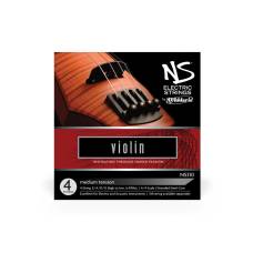 Струны для электронных смычковых инструментов D'Addario NS ELECTRIC VIOLIN STRING SET 4/4 Scale Medium Tension (4 шт.)
