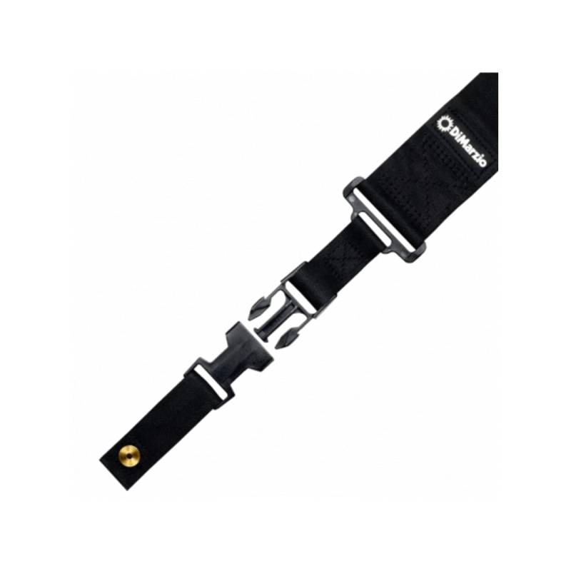 Ремінь для гітари DiMarzio ELASTIC CLIPLOCK BLACK