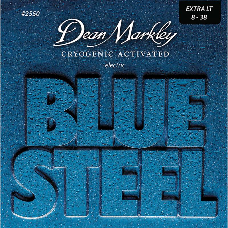 Струни для електрогітари Dean Markley 2550 Blue Steel Extra Light 8/38