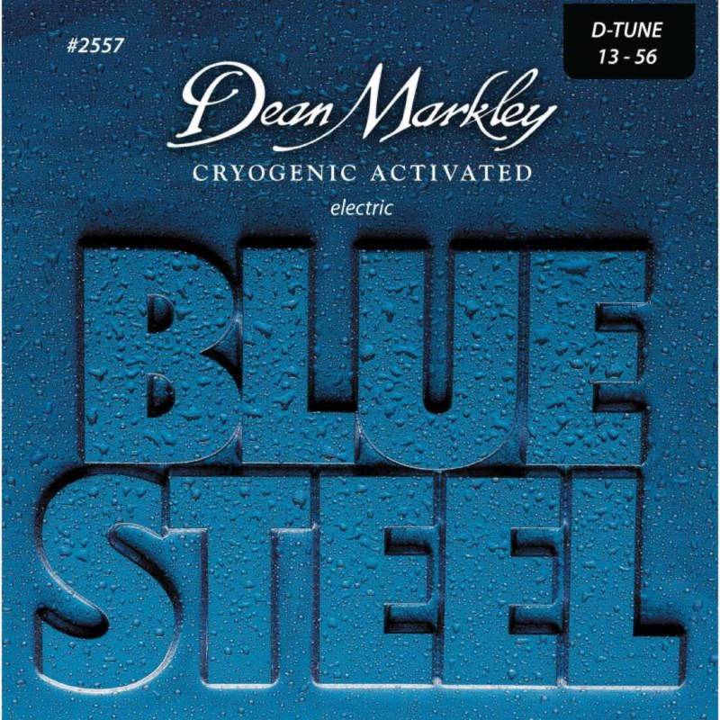 Струны для электрогитары Dean Markley 2557 Blue Steel D-Tune 13/56