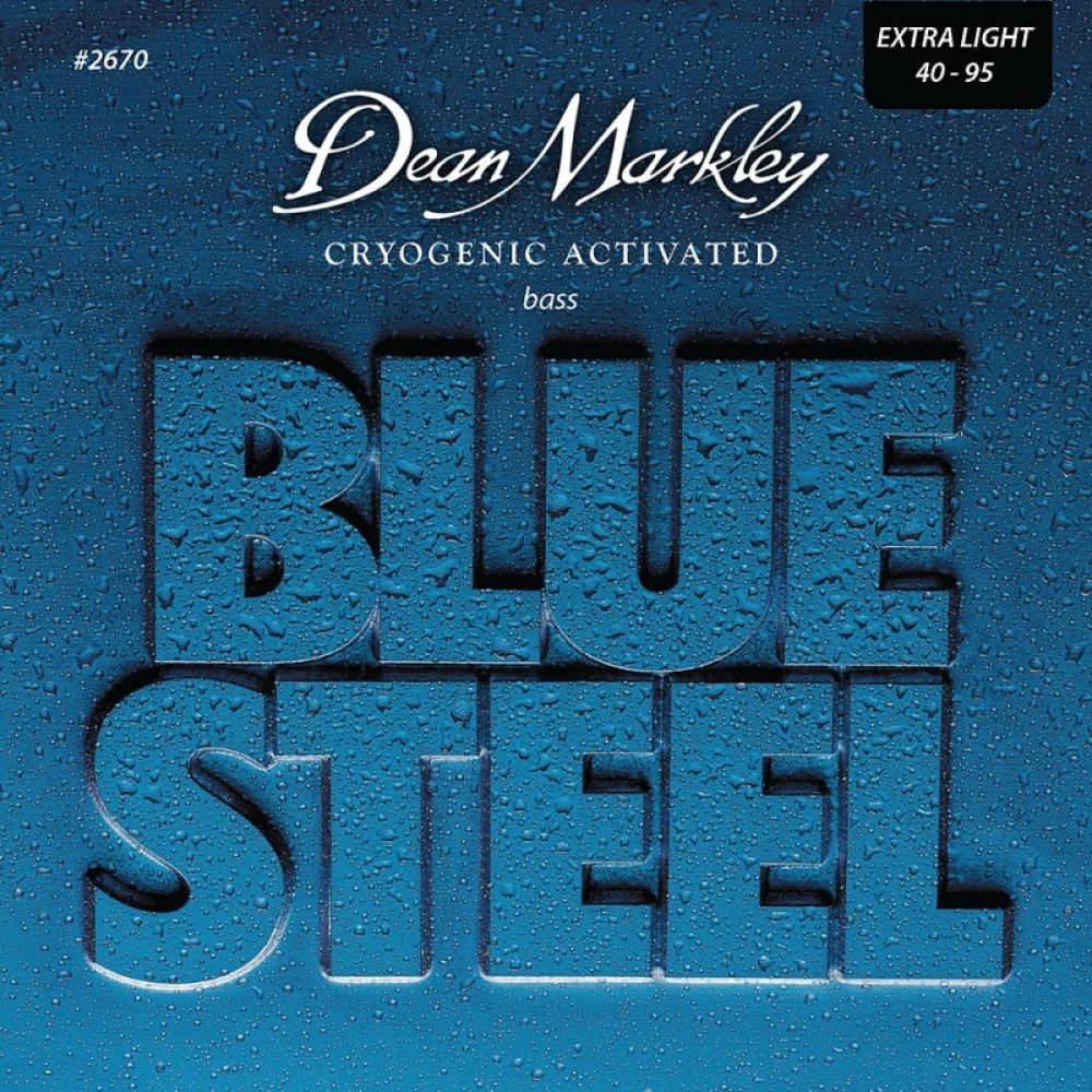 Струны для бас-гитары Dean Markley 2670 Cryogenic Activated Blue Steel Extra Light 4-String 40/95